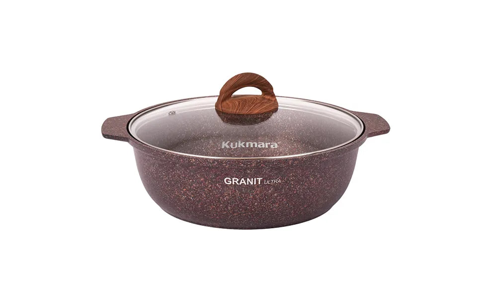 Store Кастрюля-жаровня 3л со стекл. крышкой линия "Granit ultra"